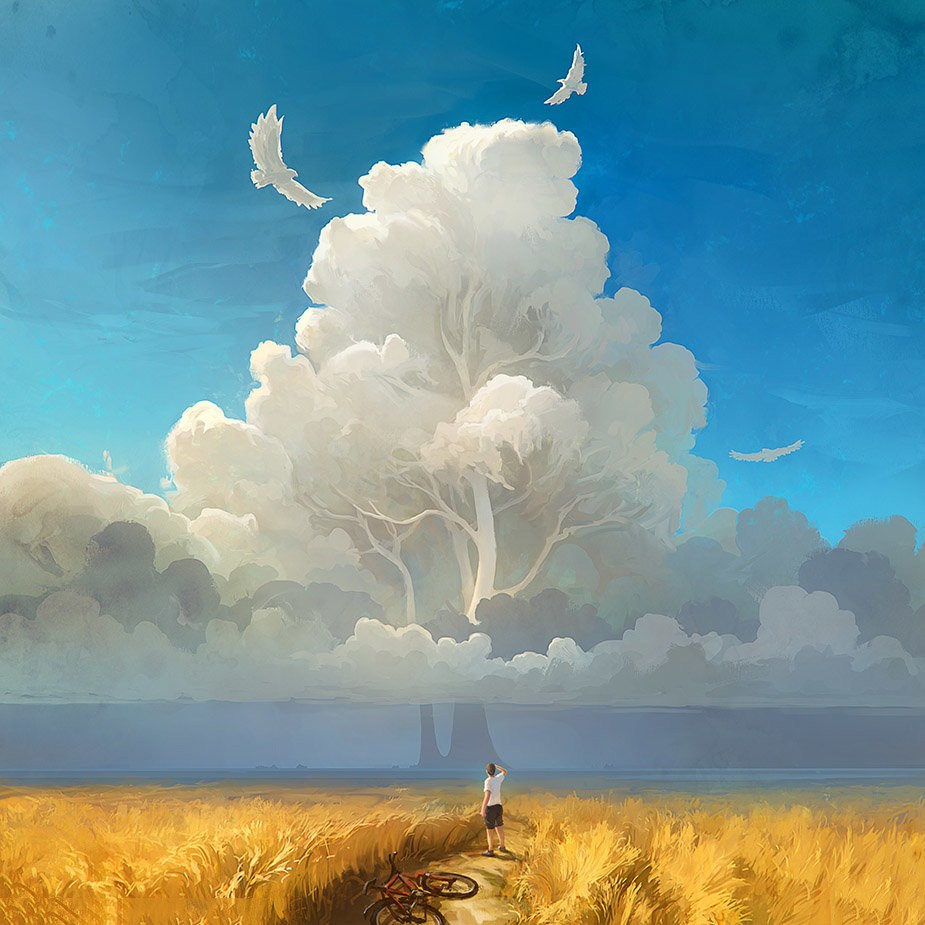 俄罗斯画师artemrhads童话梦境般场景