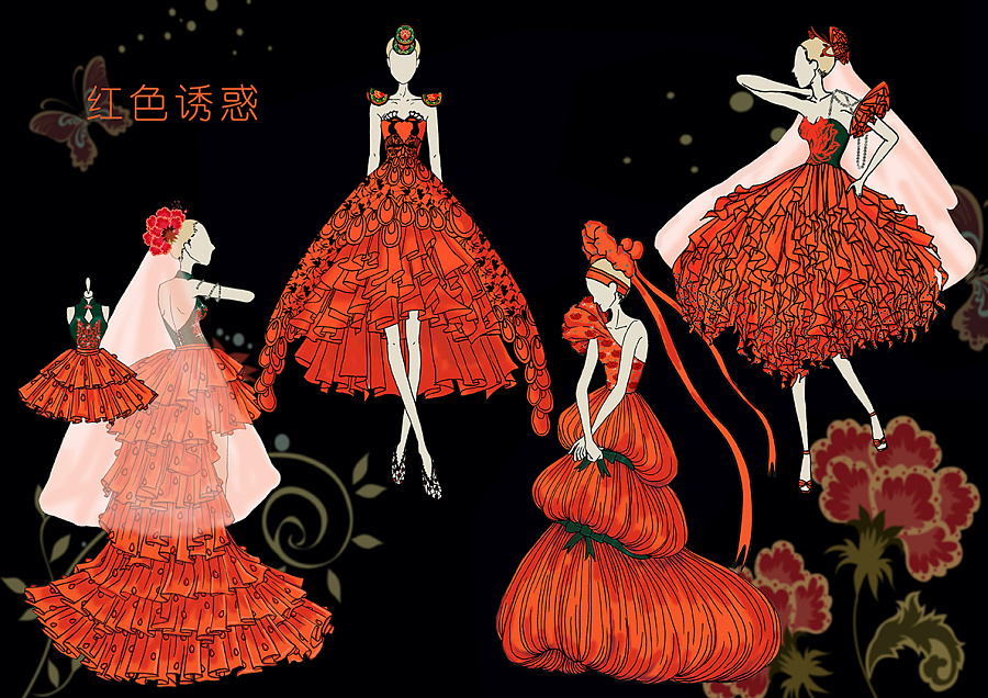 查看《手绘插画海浪波纹旅游卡通动漫服装设计手稿怪兽Q版人物水果精灵婚纱骑马写实时尚中国风自画像花纹背景关羽》原图，原图尺寸：1191x842