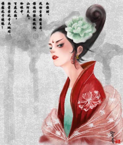 查看《中国风系列插画》原图，原图尺寸：409x482