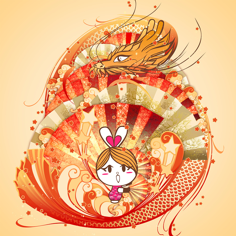 查看《猫兔MiuQ·中国风》原图，原图尺寸：1500x1500