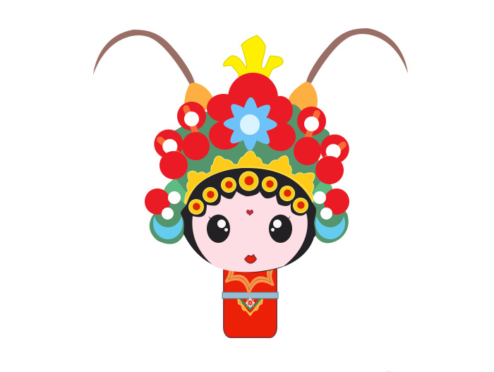 中国风小人动漫人物设计 