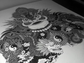 2开大画《最炫中国风》附绘制过程 