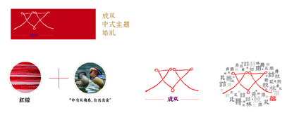 成双主题中式婚礼创意设计
