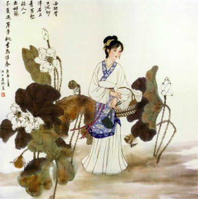 彭连熙《历代才女》传统绘画艺术（一） 