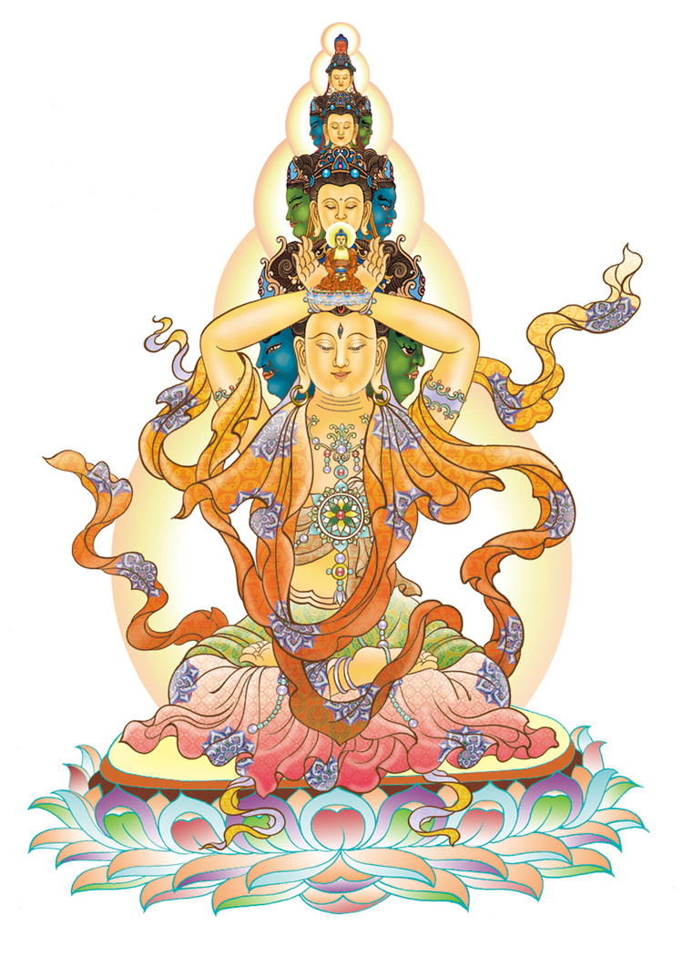 典雅慈祥的四十观音画像艺术（二）