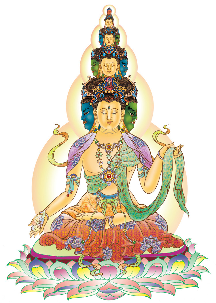 典雅慈祥的四十观音画像艺术（二）