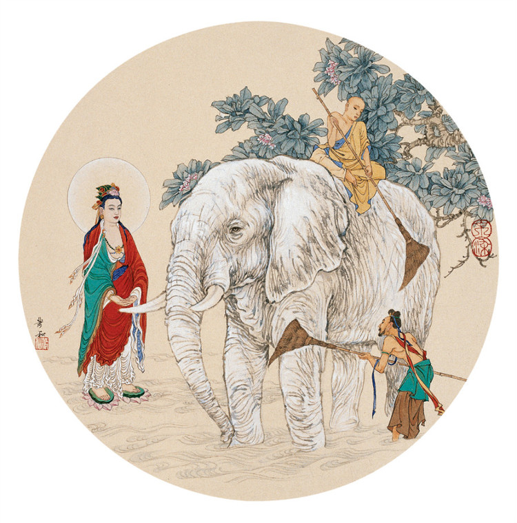 萧和人物绘画艺术作品（二）