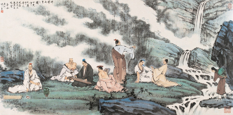 萧和人物绘画艺术作品（一）