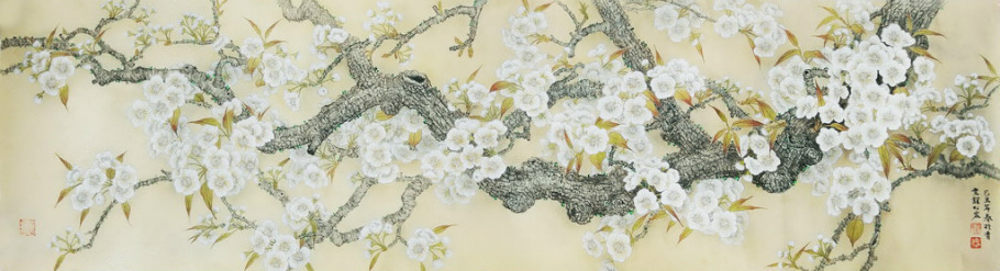女画家赵松岩工笔花鸟画艺术作品（二）