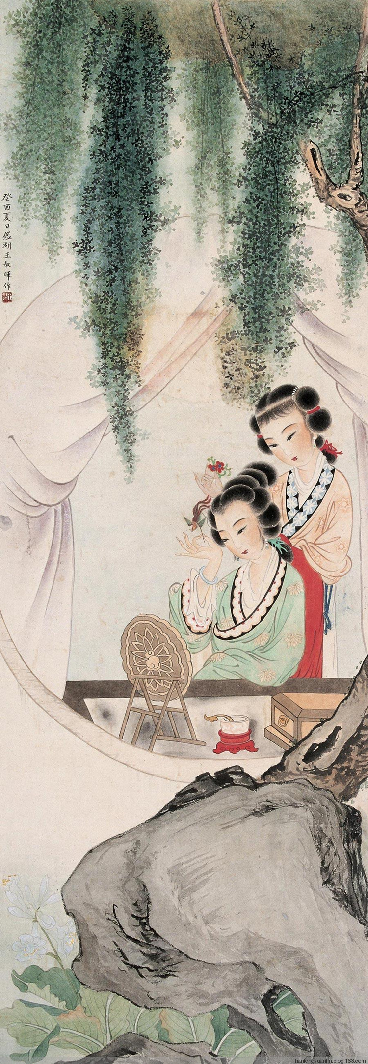 当代画家王叔晖人物绘画艺术作品（一）