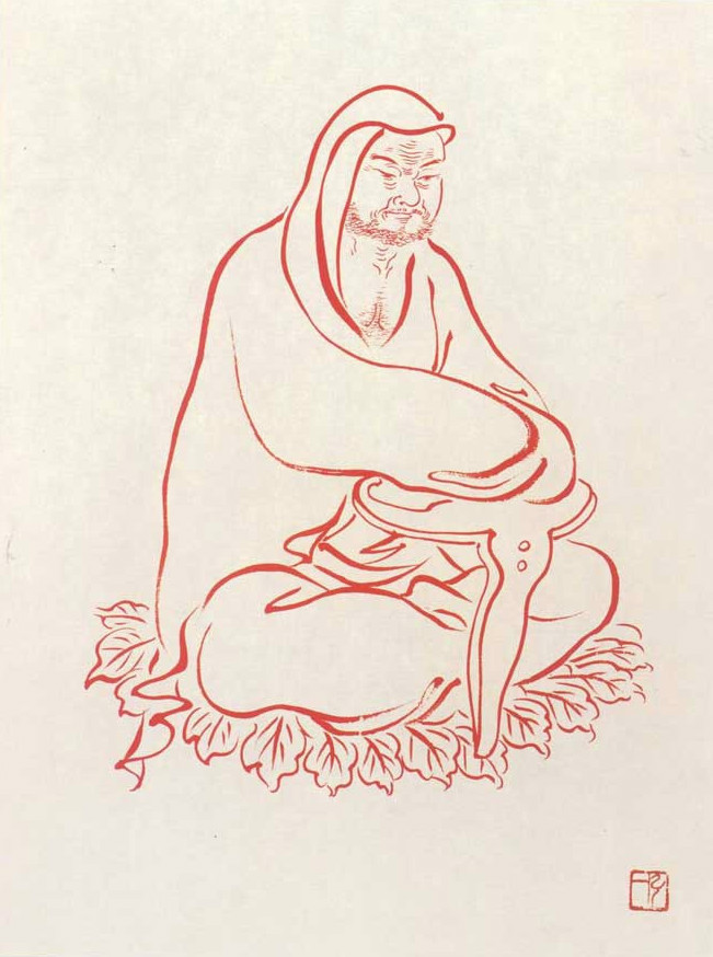 弘一法师罗汉图绘画艺术（四）