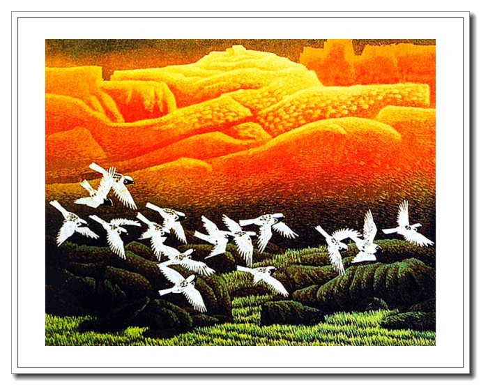 当代画家郭长安的北方情结版画艺术（二）