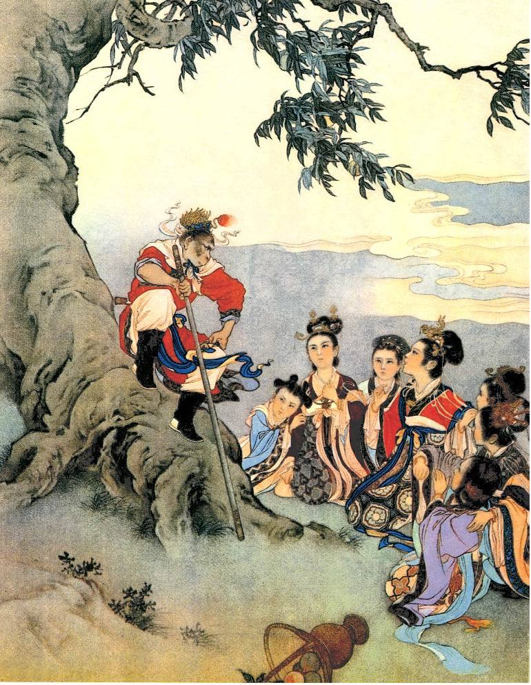 刘继卣大闹天宫绘画作品