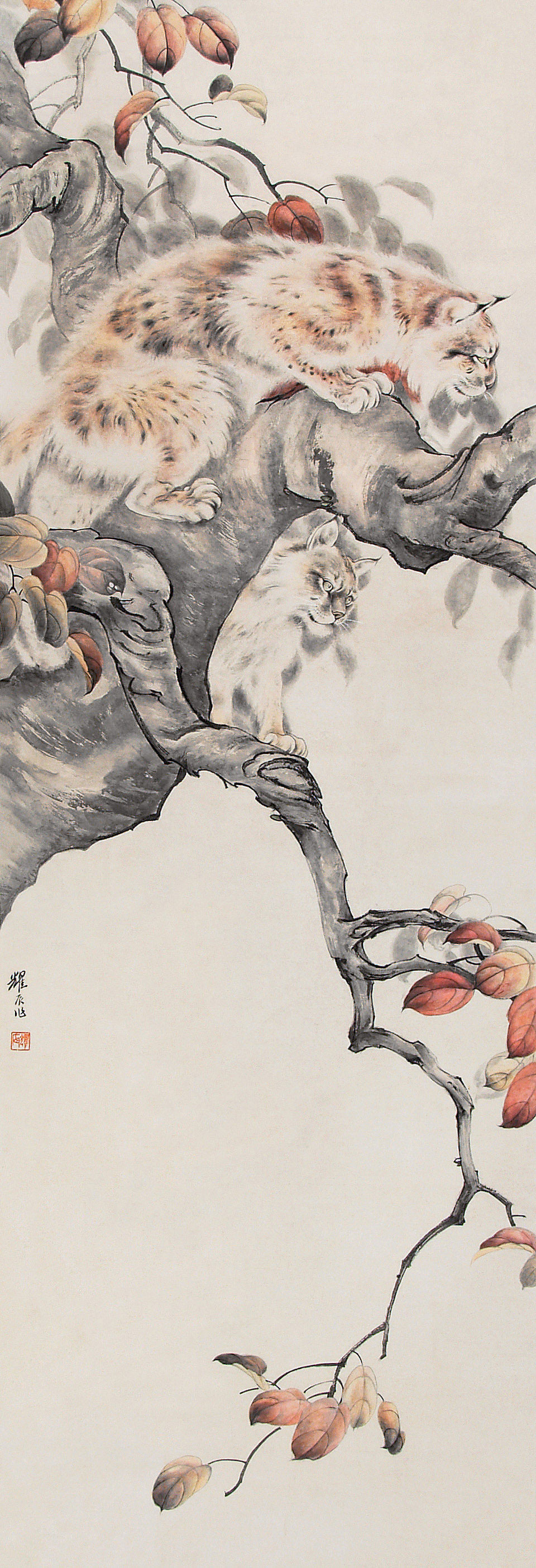 当代画家张树立的山水绘画艺术作品（一）