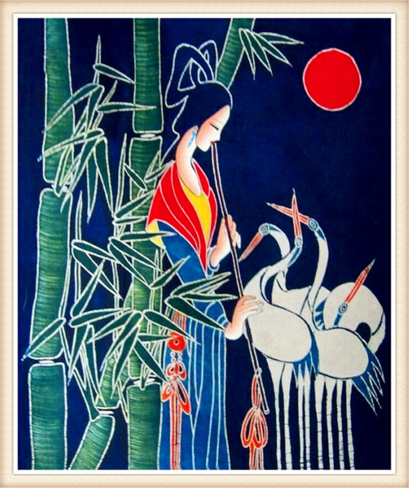 精致的中国民间蜡染画艺术作品（十）