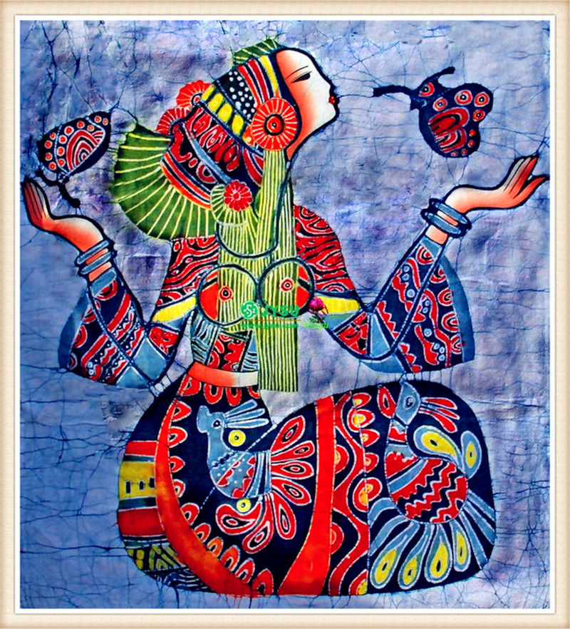 精致的中国民间蜡染画艺术作品（十）