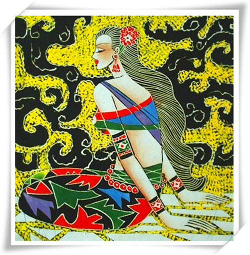 精致的中国民间蜡染画艺术作品（九）