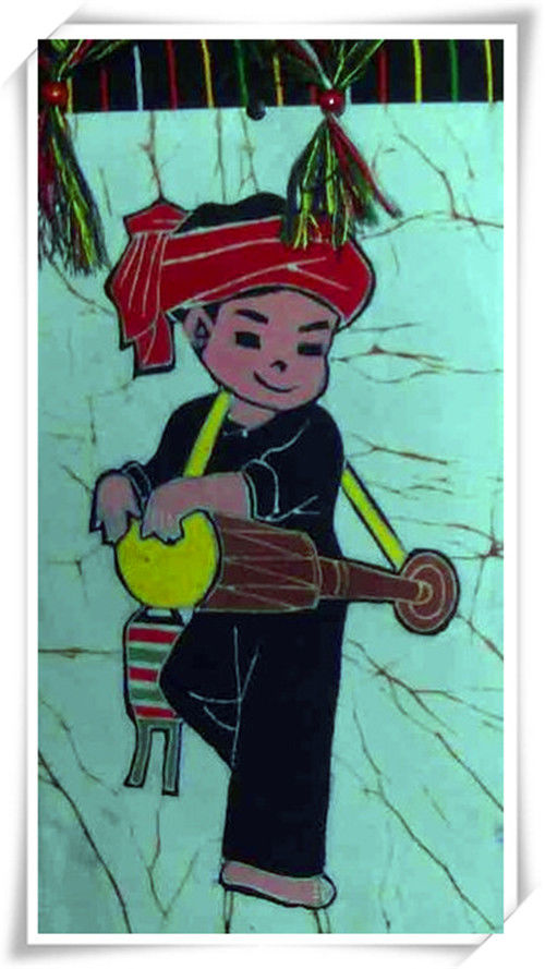 精致的中国民间蜡染画艺术作品（九）