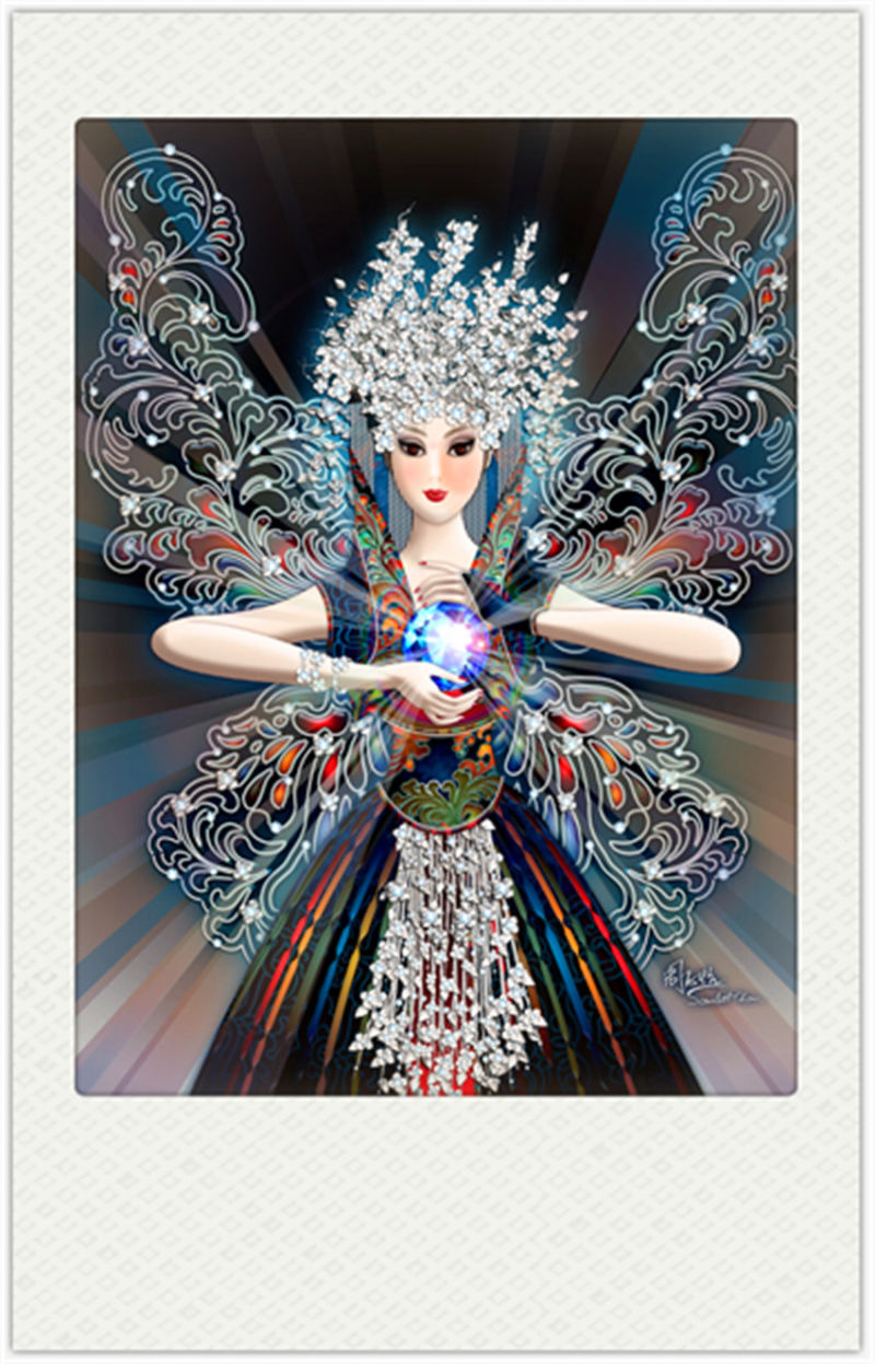精致的中国民间蜡染画艺术作品（十二）