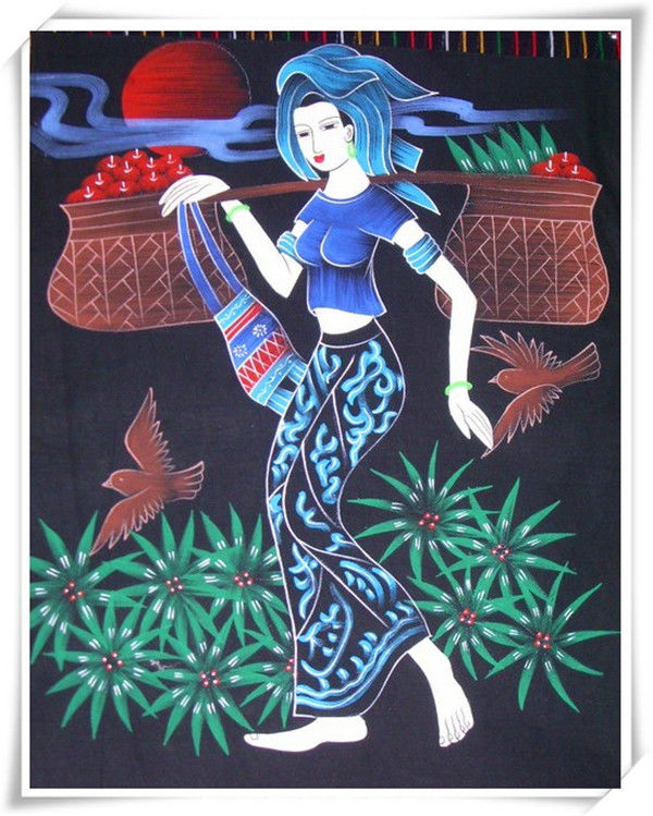 精致的中国民间蜡染画艺术作品（四）