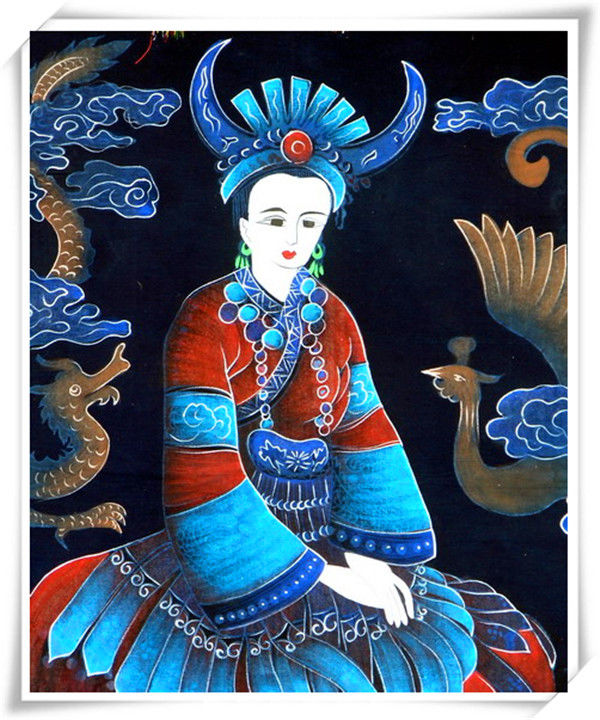 精致的中国民间蜡染画艺术作品（四）