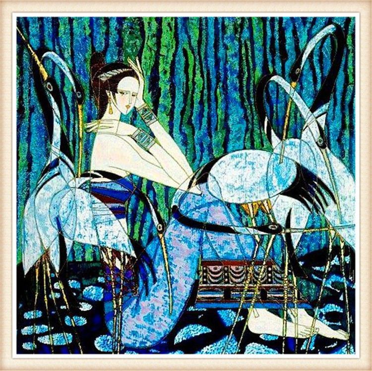 精致的中国民间蜡染画艺术作品（六）