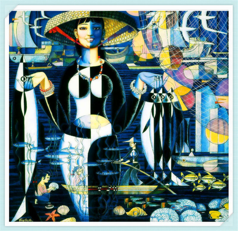 精致的中国民间蜡染画艺术作品（五）