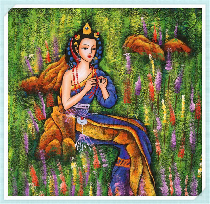 精致的中国民间蜡染画艺术作品（五）