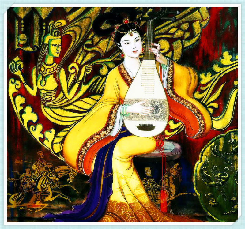 精致的中国民间蜡染画艺术作品（五）