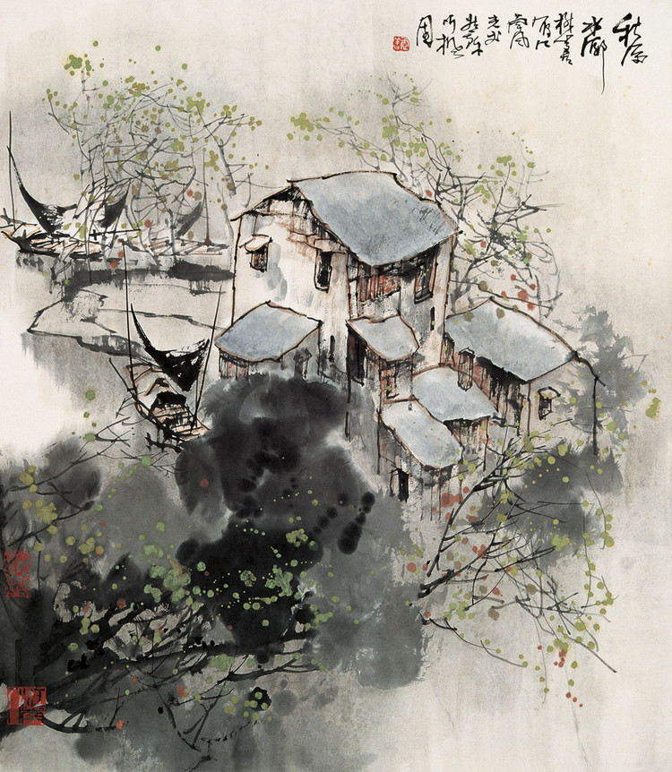 刘懋善中国风山水绘画作品（二）