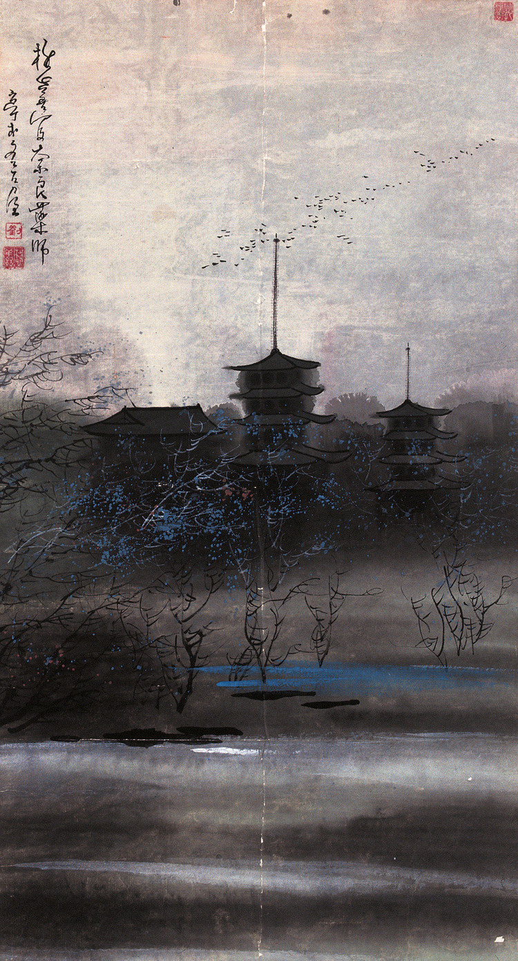 刘懋善中国风山水绘画作品（六）