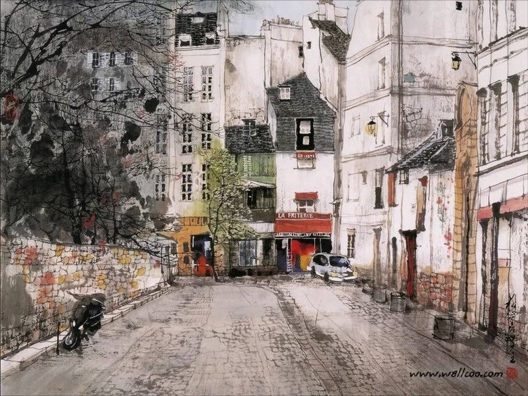 刘懋善中国风山水绘画作品（六）