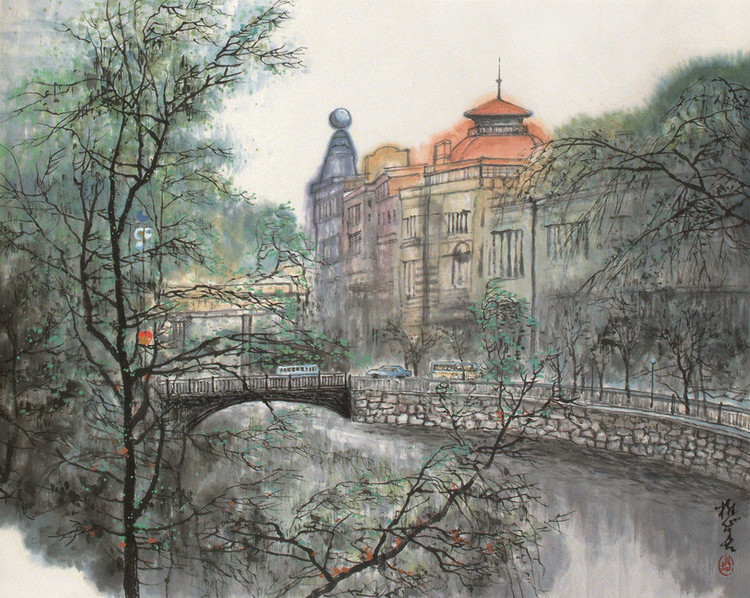 刘懋善中国风山水绘画作品（六）