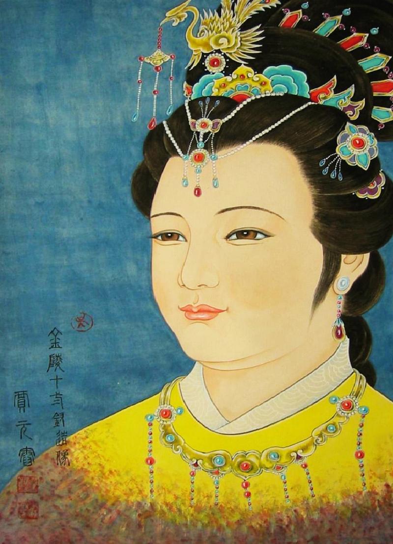 绝美工笔画--红楼梦金陵十二钗