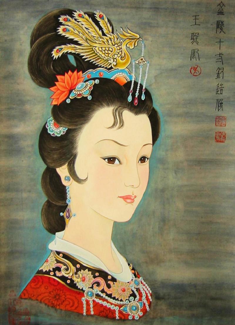 绝美工笔画--红楼梦金陵十二钗