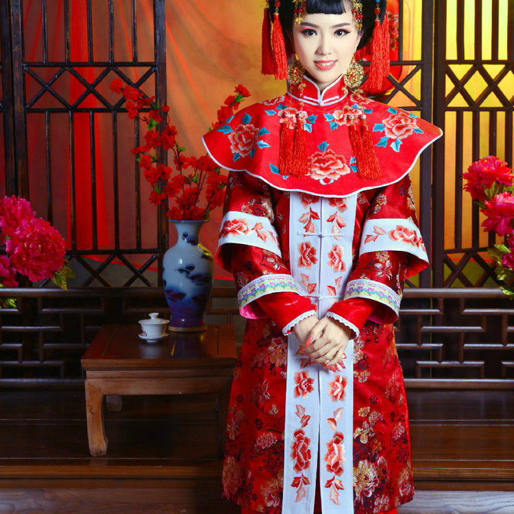 唯美中国传统婚礼服饰设计艺术