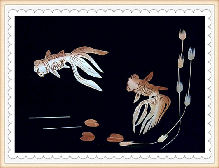 精品的花鸟主题麦秆画艺术（二）