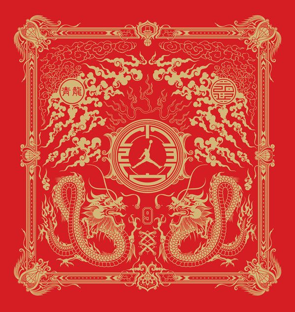 篮球鞋的中国风情创意设计
