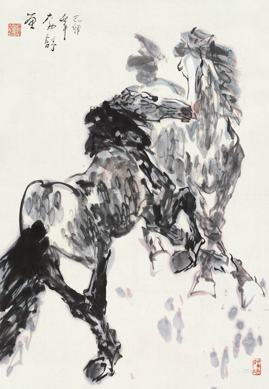 刘勃舒奔马主题绘画艺术作品（一）