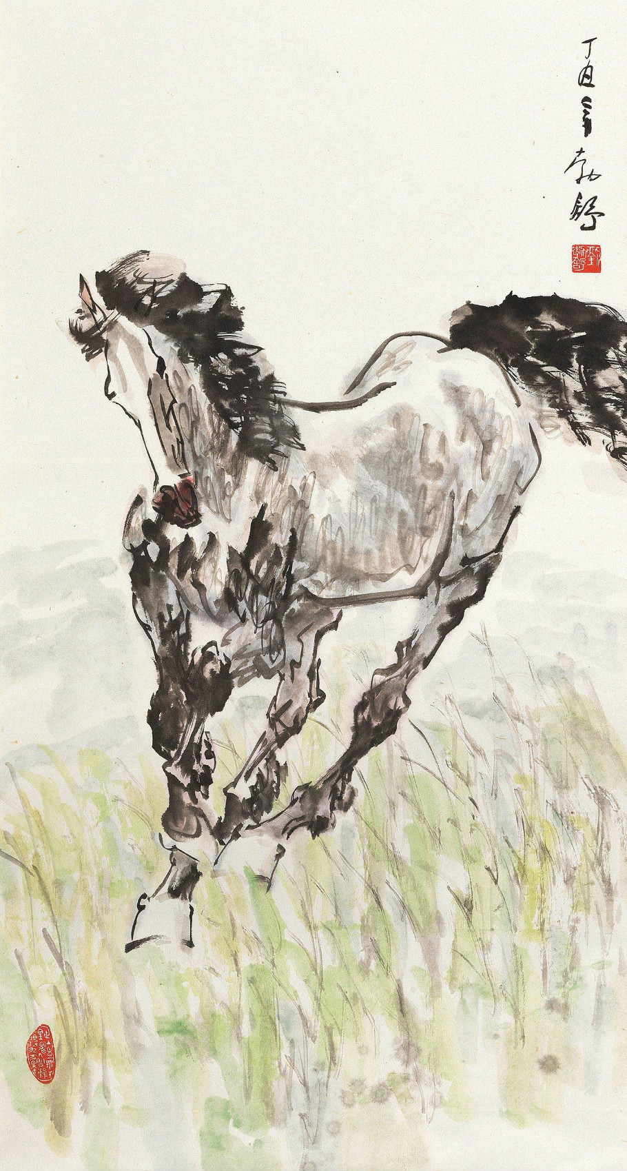 刘勃舒奔马主题绘画艺术作品（一）