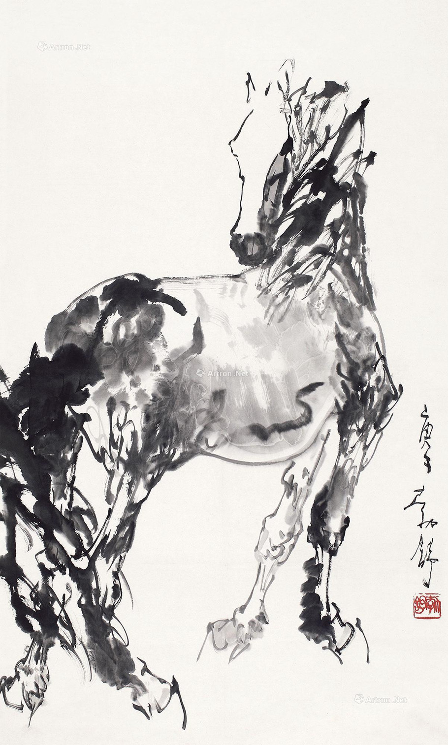 刘勃舒奔马主题绘画艺术作品（一）