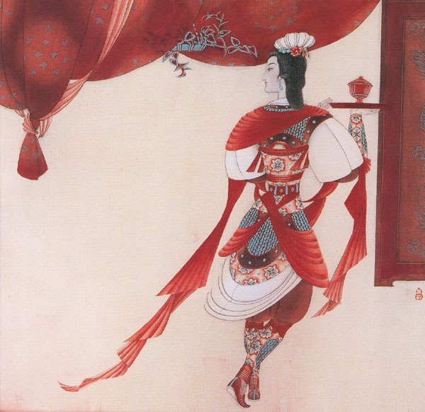 邹莉工笔重彩仕女画《中国后妃百图》（四）