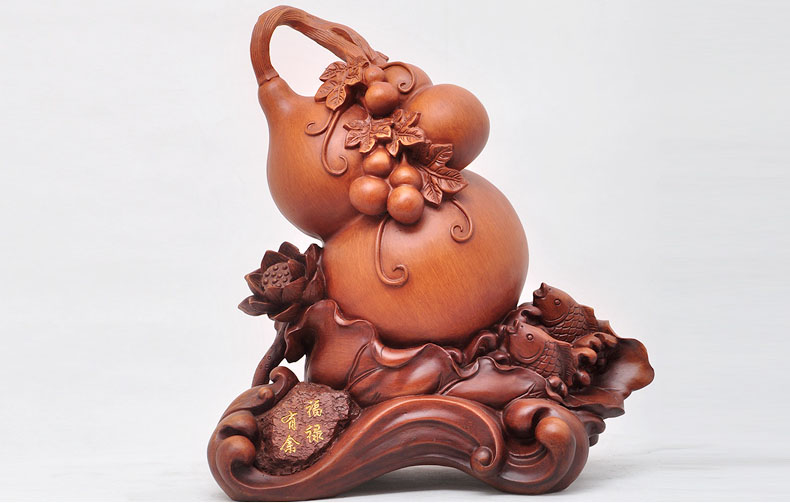 葫芦摆件办公室装饰品招财风水工艺品