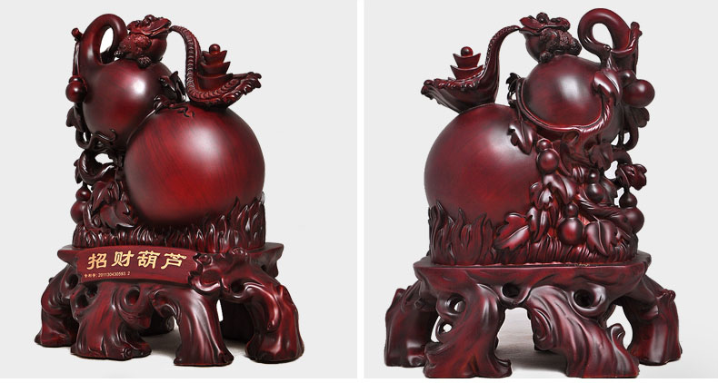 葫芦摆件办公室装饰品招财风水工艺品