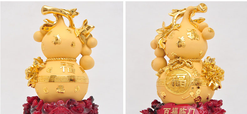 葫芦摆件办公室装饰品招财风水工艺品