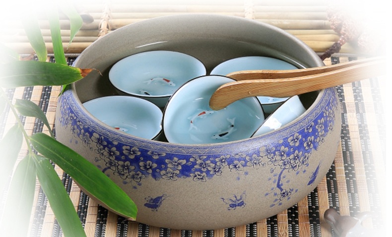 粗陶复古陶瓷水盂