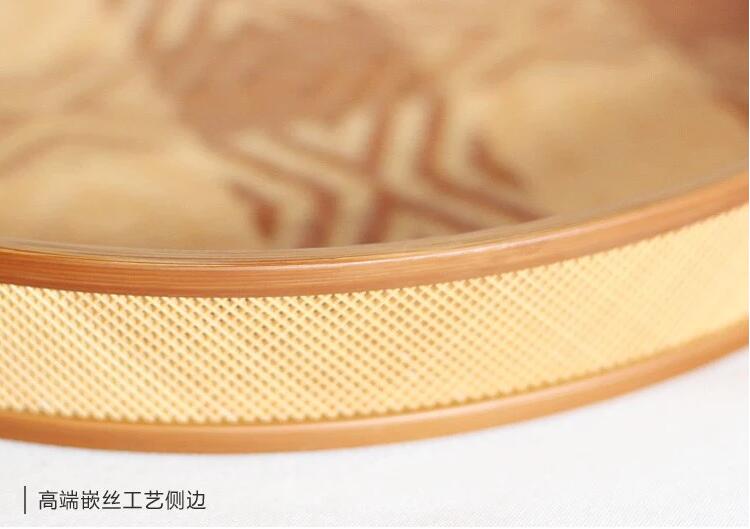 中国风家用竹编茶点收纳托盘
