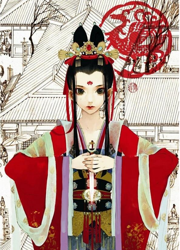 夏达中国风作品《长歌行》