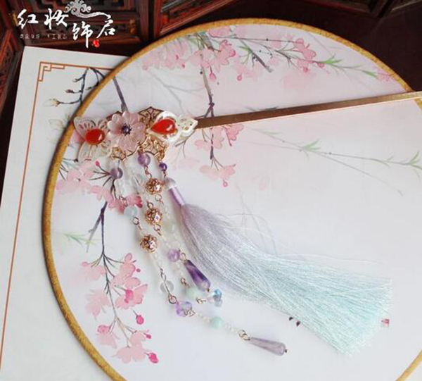 古风步摇 汉服发饰搭配发簪