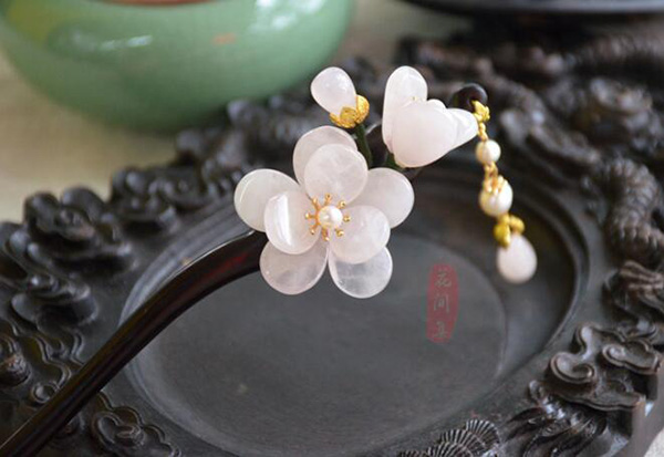 玉簪花发饰簪子步摇